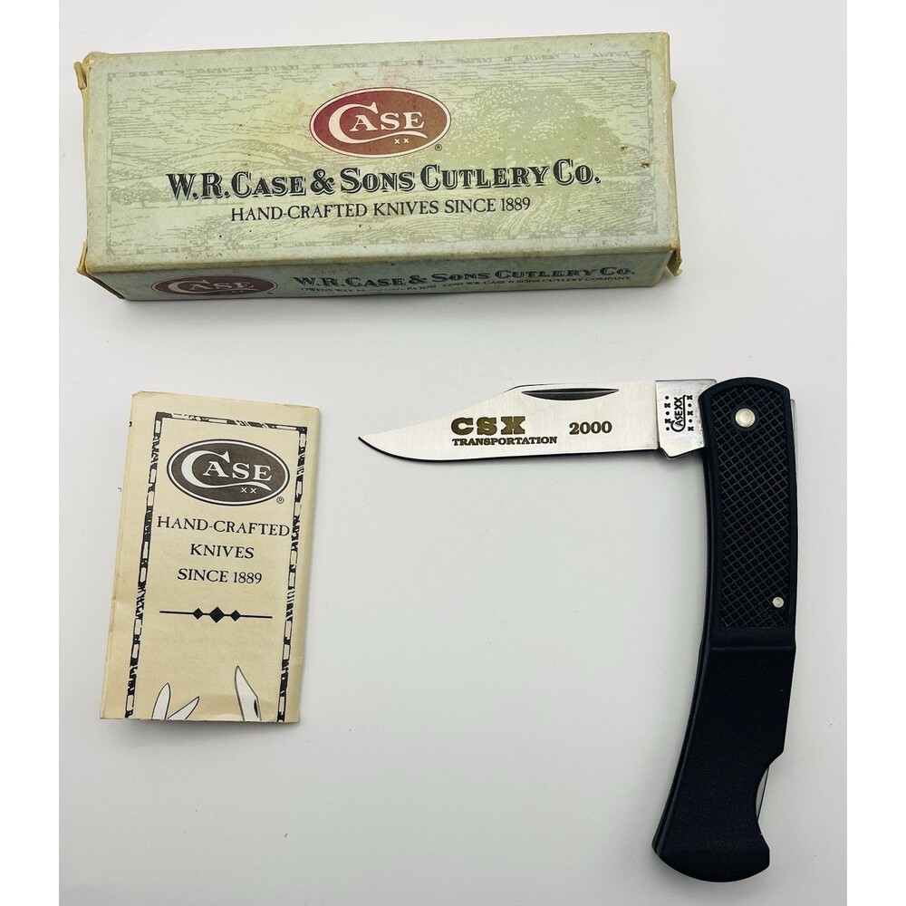 Case XX 405L SS CSX Transportation 2000 Lockback Knife NIB #88147 USA